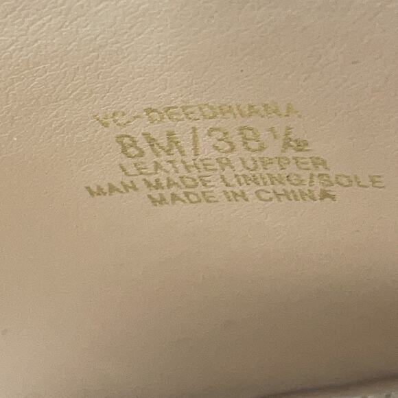 New Vince Camuto Deedriana Womens 8.5M Leather Taupe Multi Vintage Marble Wedges - Picture 11 of 11